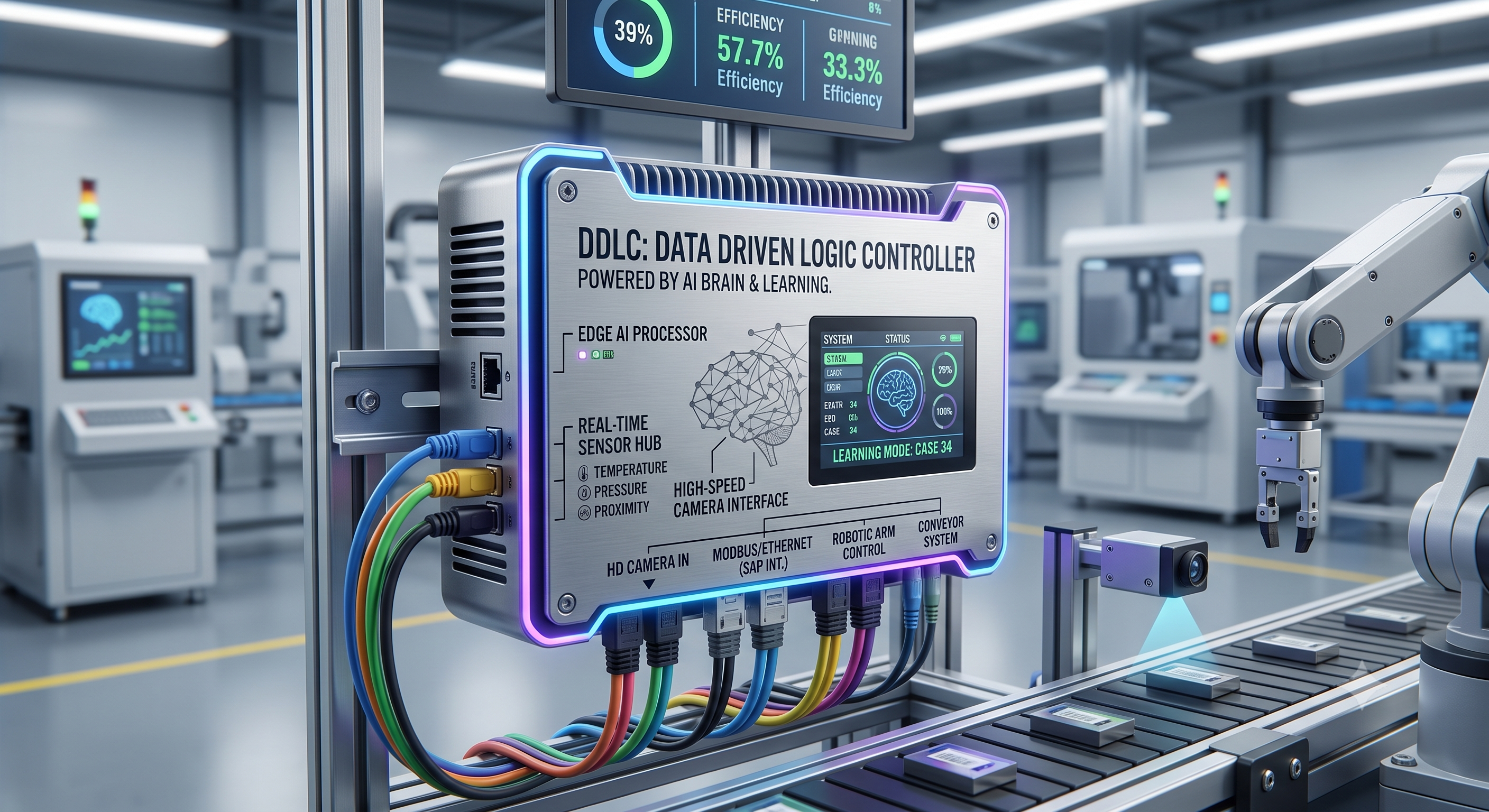 DDLC - Data Driven Logic Controller in industrial manufacturing environment